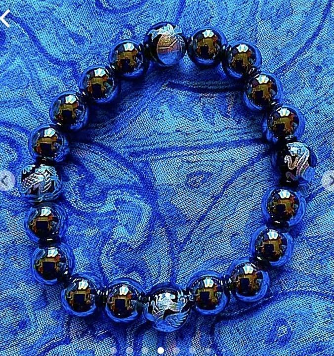 金運爆上げ8mmヘマタイト鉱石主玉四神9mmお念珠生駒宝山寺 金運爆上げ8mmヘマタイト鉱石主玉四神9mmお念珠生駒宝山寺